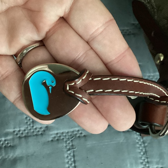 Dooney & Bourke Tan Monogram Shoulder Bag - Picture 6 of 10